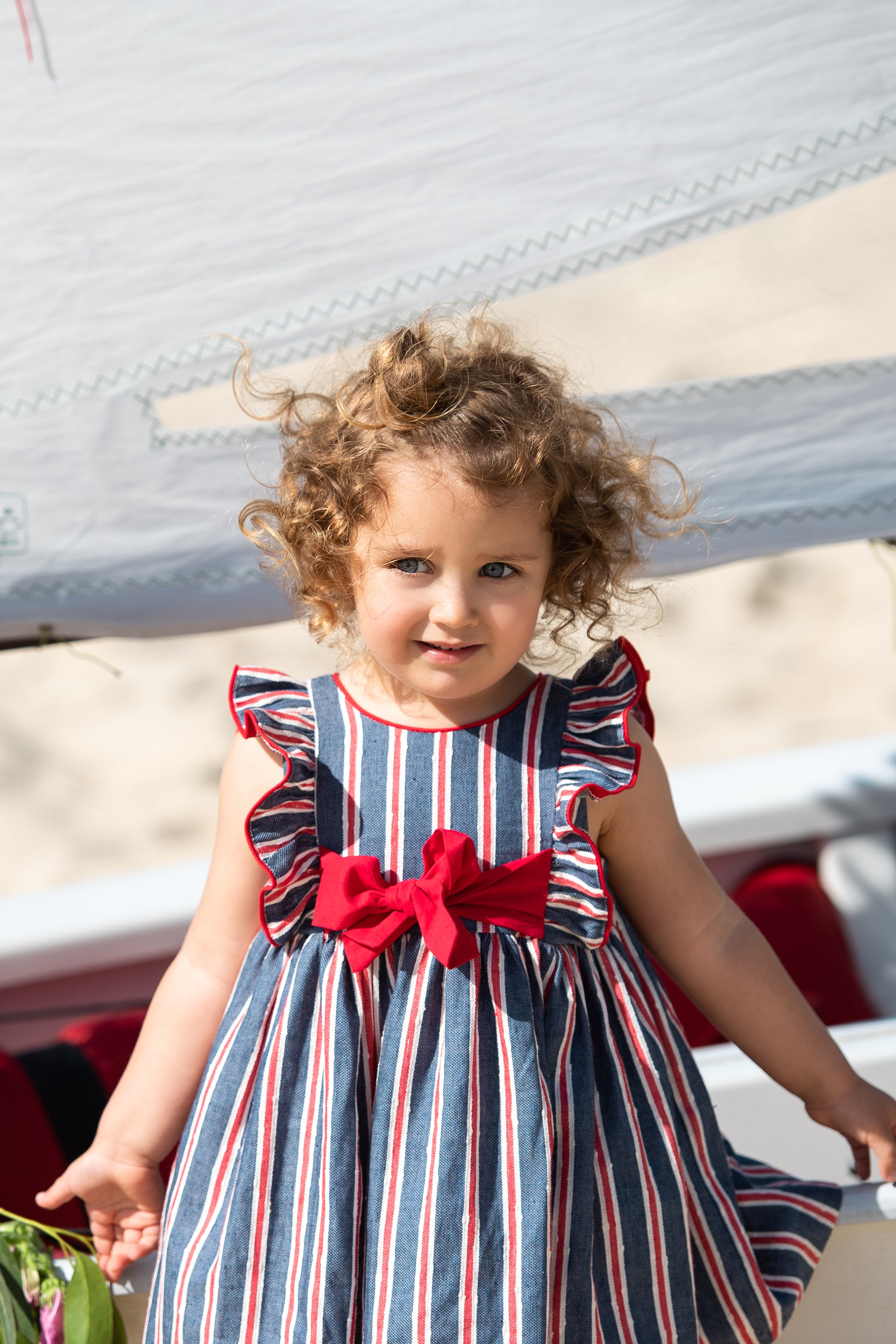 Dolce petit navy shop and red dress