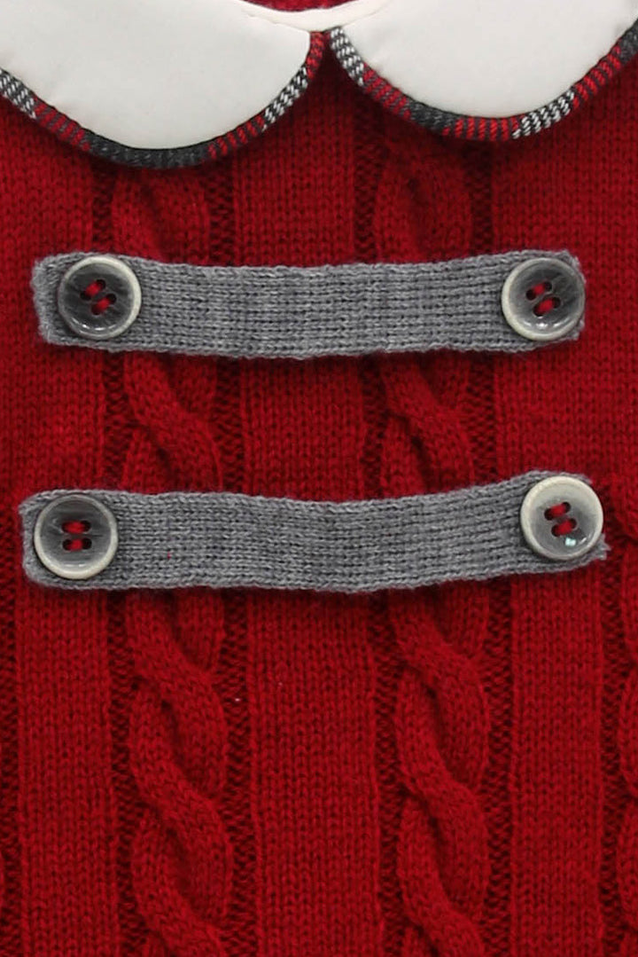 Foque PREORDER "Jasper" Red Knit Top & Tartan Jam Pants | Millie and John