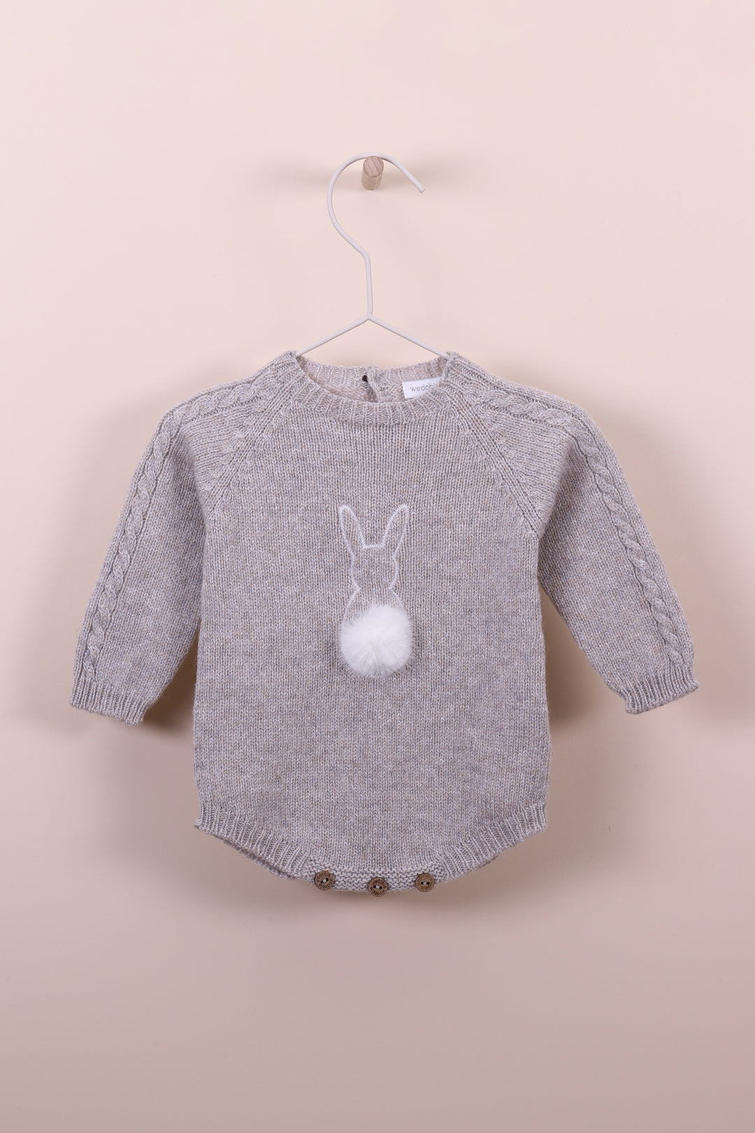 Wedoble "Angel" Cashmere Bunny Shortie | Millie and John