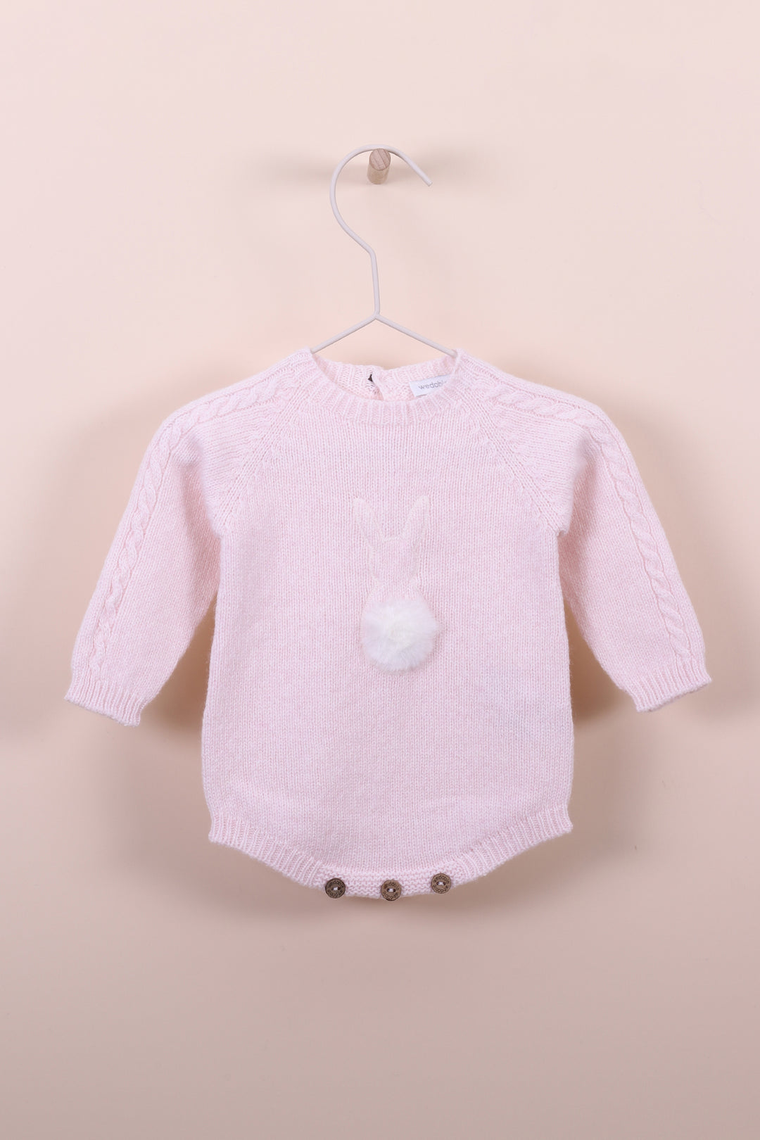 Wedoble "Angel" Cashmere Bunny Shortie | Millie and John