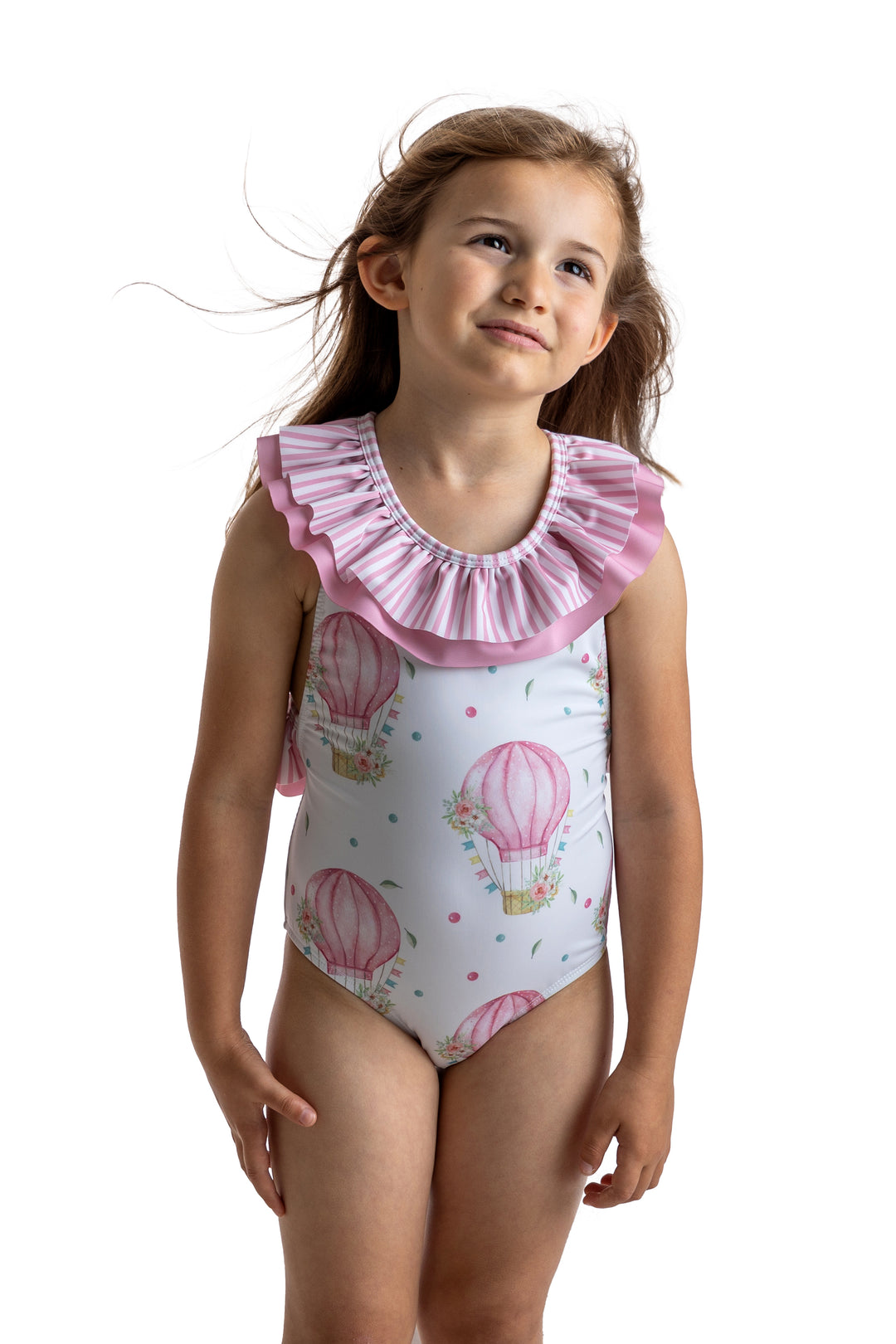 Meia Pata PREORDER - HOT AIR BALLOONS "Seychelles" Swimsuit | Millie and John
