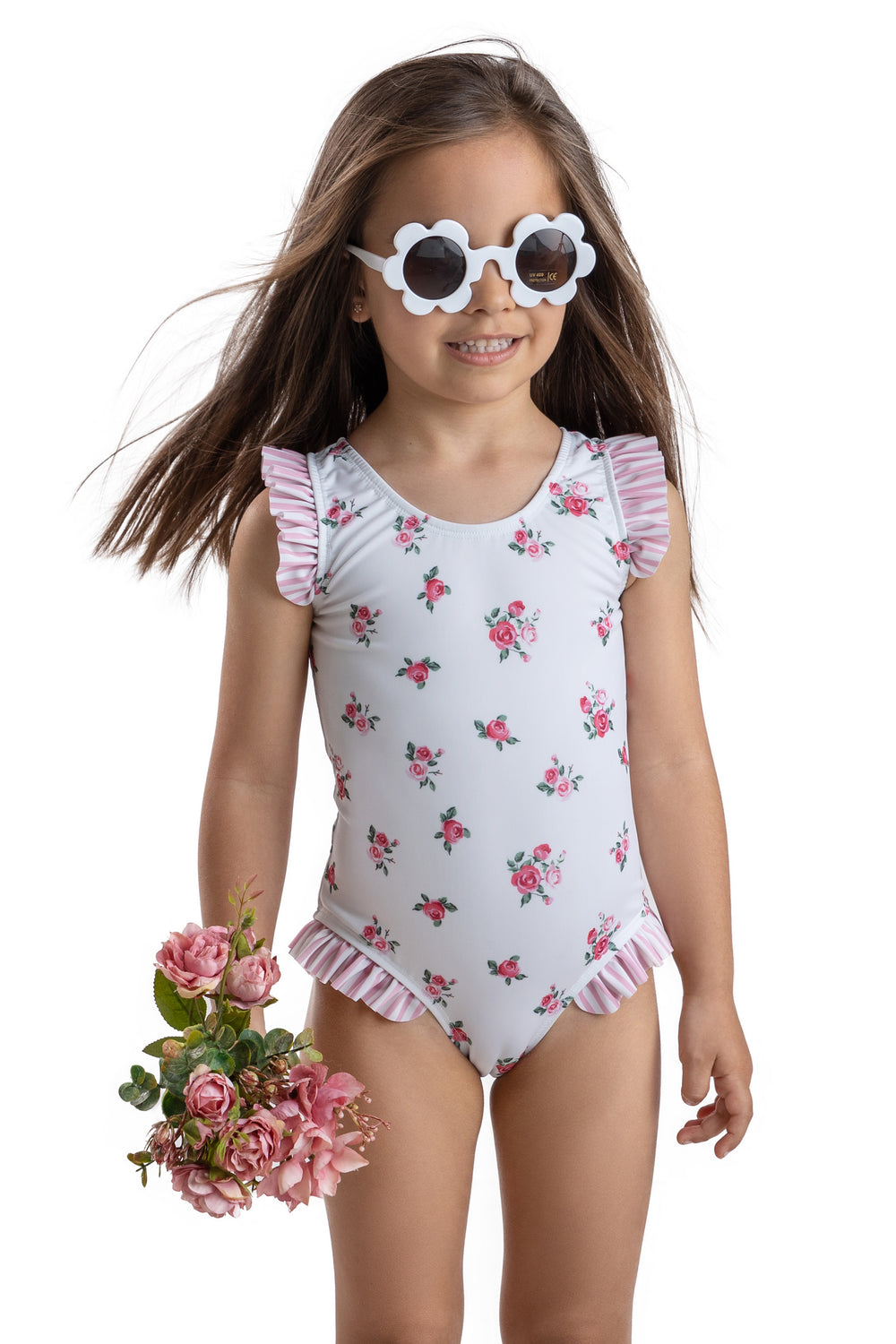 Meia Pata PREORDER - FLORAL "La Digue" Swimsuit | Millie and John