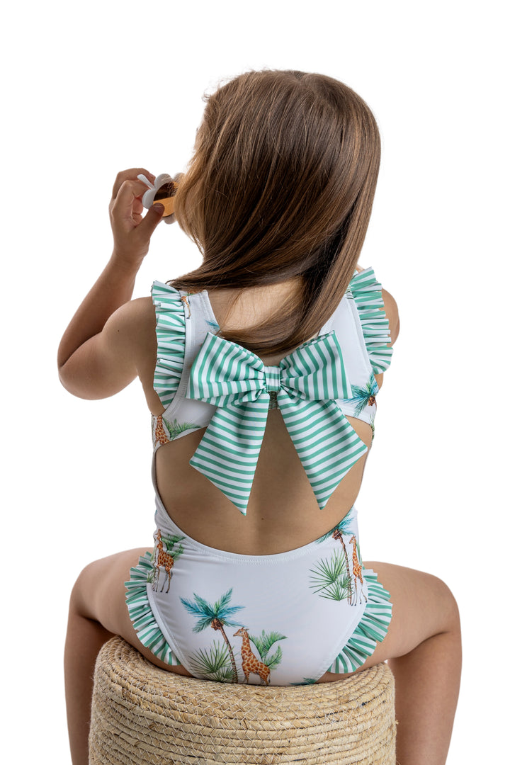Meia Pata PREORDER - GIRAFFES "La Digue" Swimsuit | Millie and John