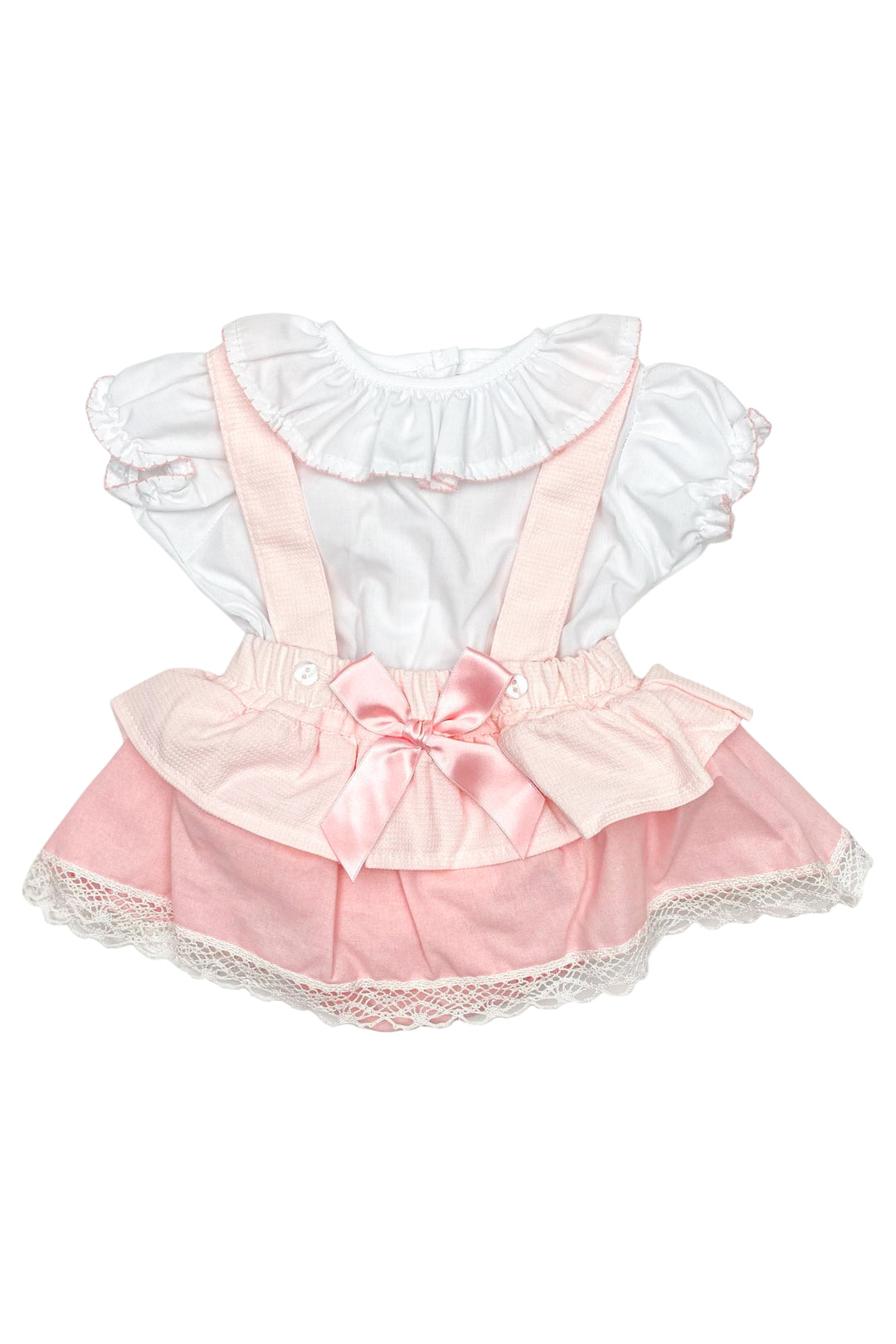 Little Nosh "Chloe" Blouse & Pink Bloomer Skirt | Millie and John