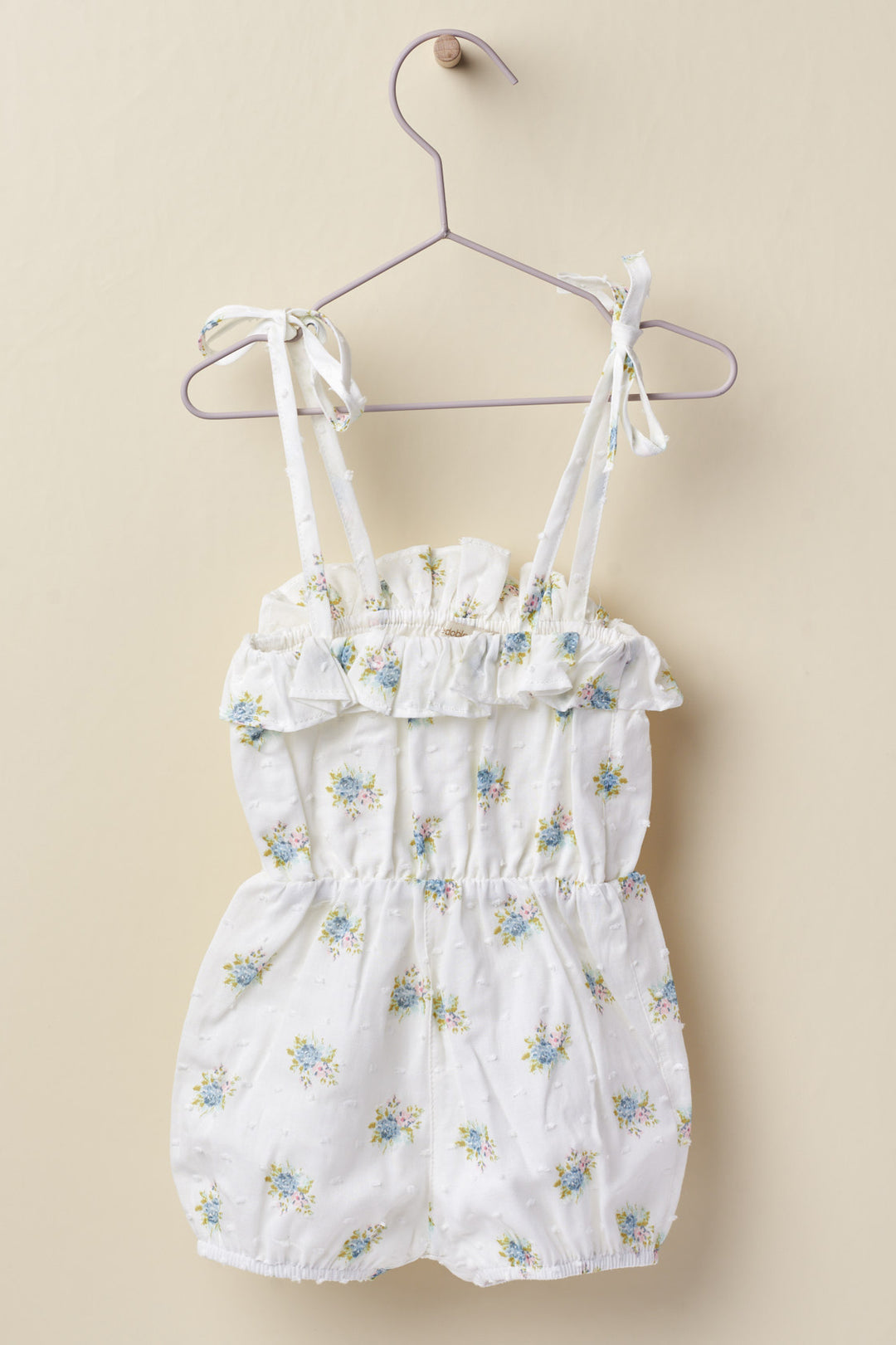 Wedoble "Lettie" Soft Blue Floral Playsuit | Millie and John