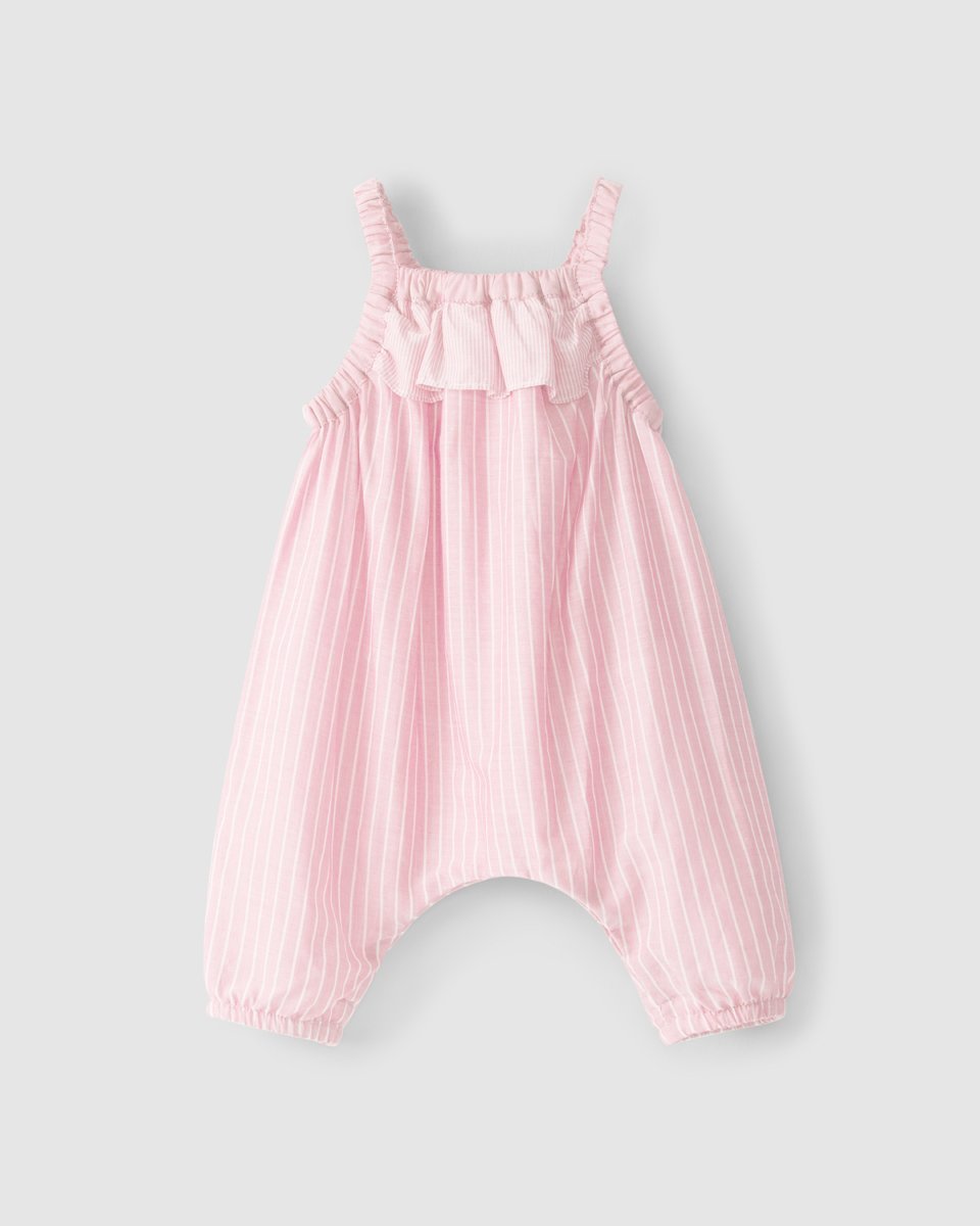 Laranjinha "Alessia" Pink Striped Jumpsuit | Millie and John