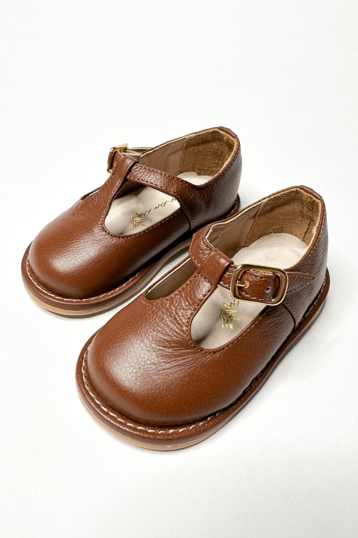Ananás Petit "George" Brown Leather Shoes - Millie and John
