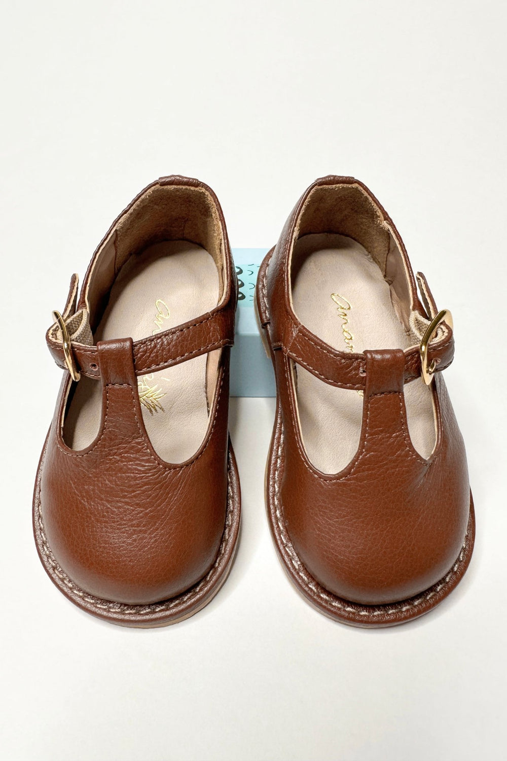 Ananás Petit "George" Brown Leather Shoes - Millie and John
