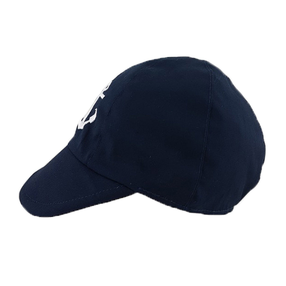 Pesci Baby Anchor Embroidered Cap | Millie and John