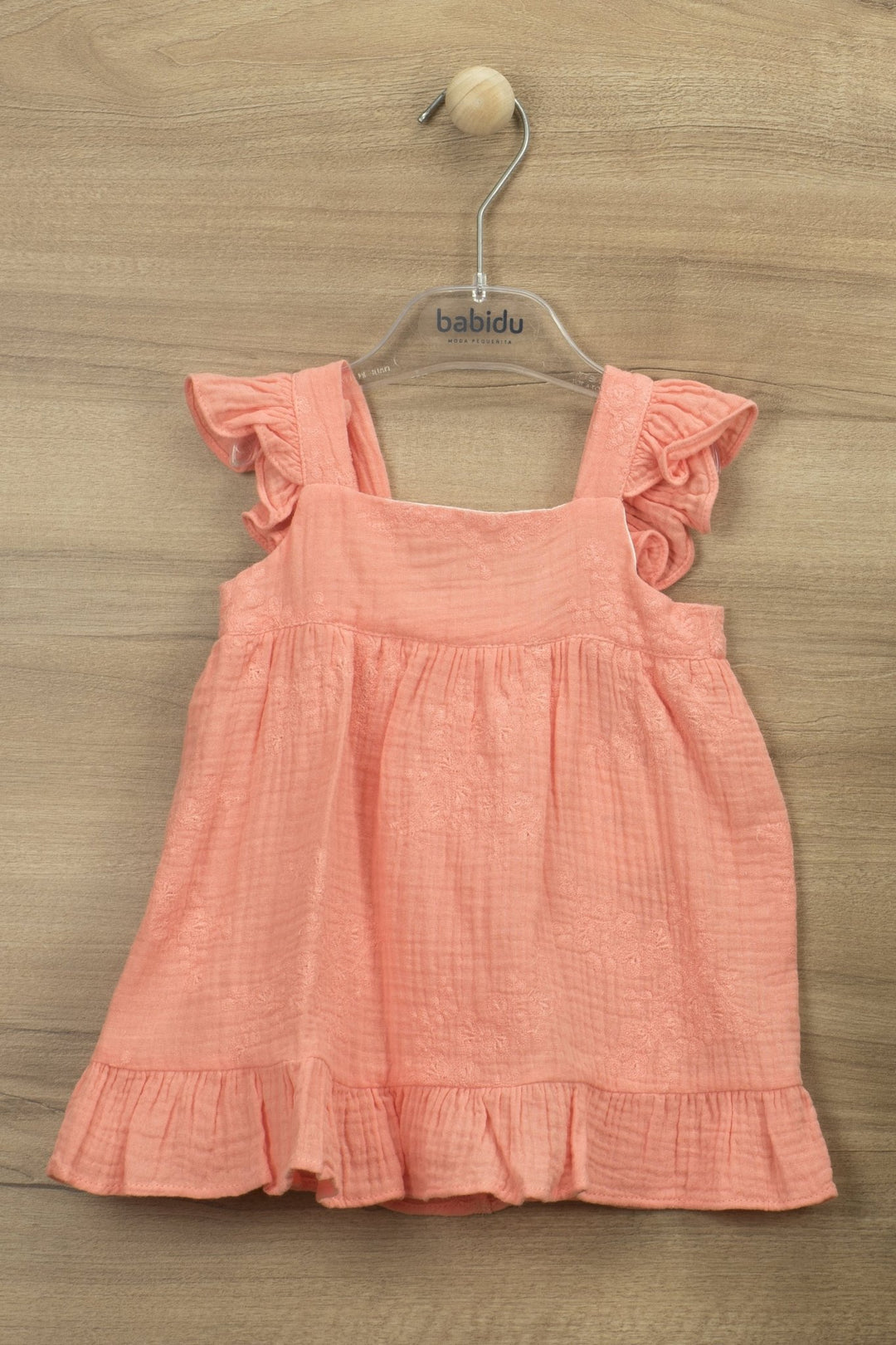 babidu pink dress Babidu Girls Pink Ruffle Dress