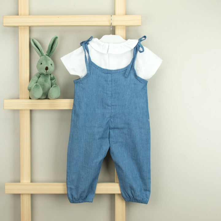 Babidu Blouse & Denim Jumpsuit - Millie and John