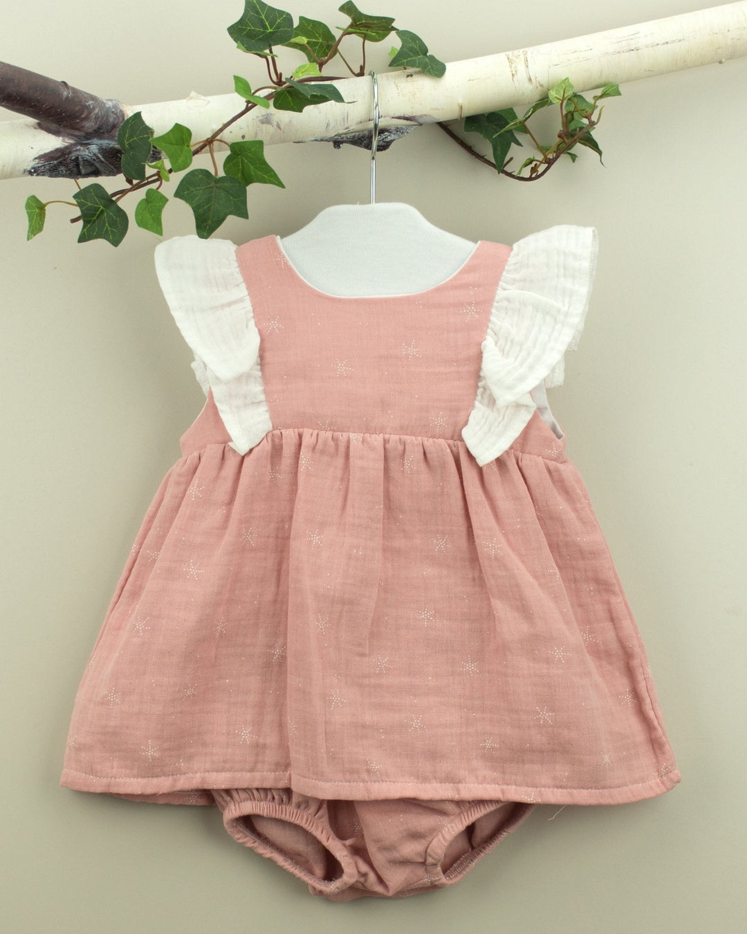 Babidu Cheesecloth Dress & Bloomers - Millie and John