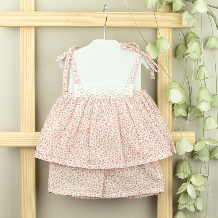 Babidu Ditsy Floral Tie Strap Blouse & Shorts - Millie and John