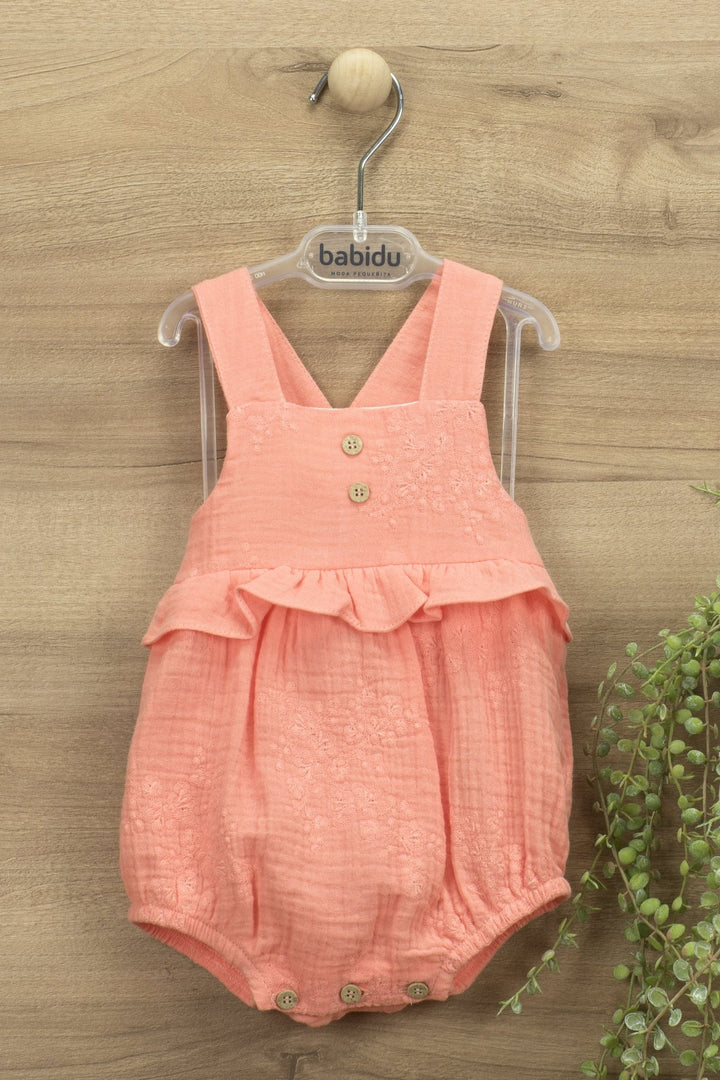 Babidu "Hana" Lace Cheesecloth Romper - Millie and John