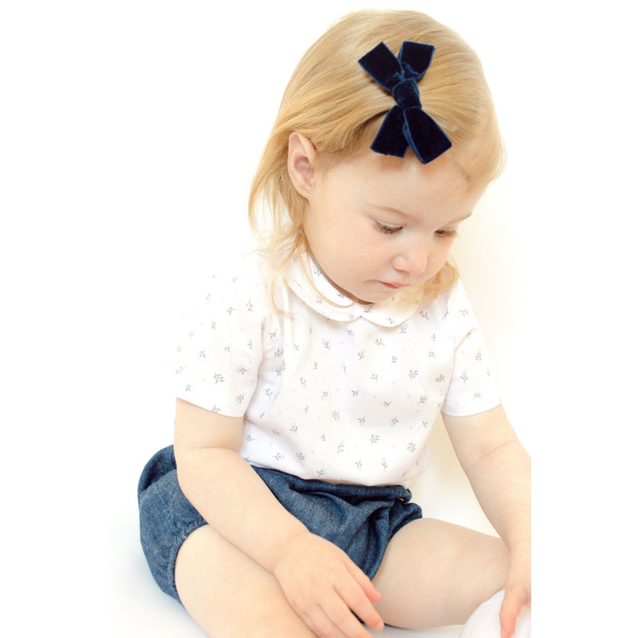 Babidu M&J EXCLUSIVE | Denim Blue Floral Shirt & Jam Pants - Millie and John