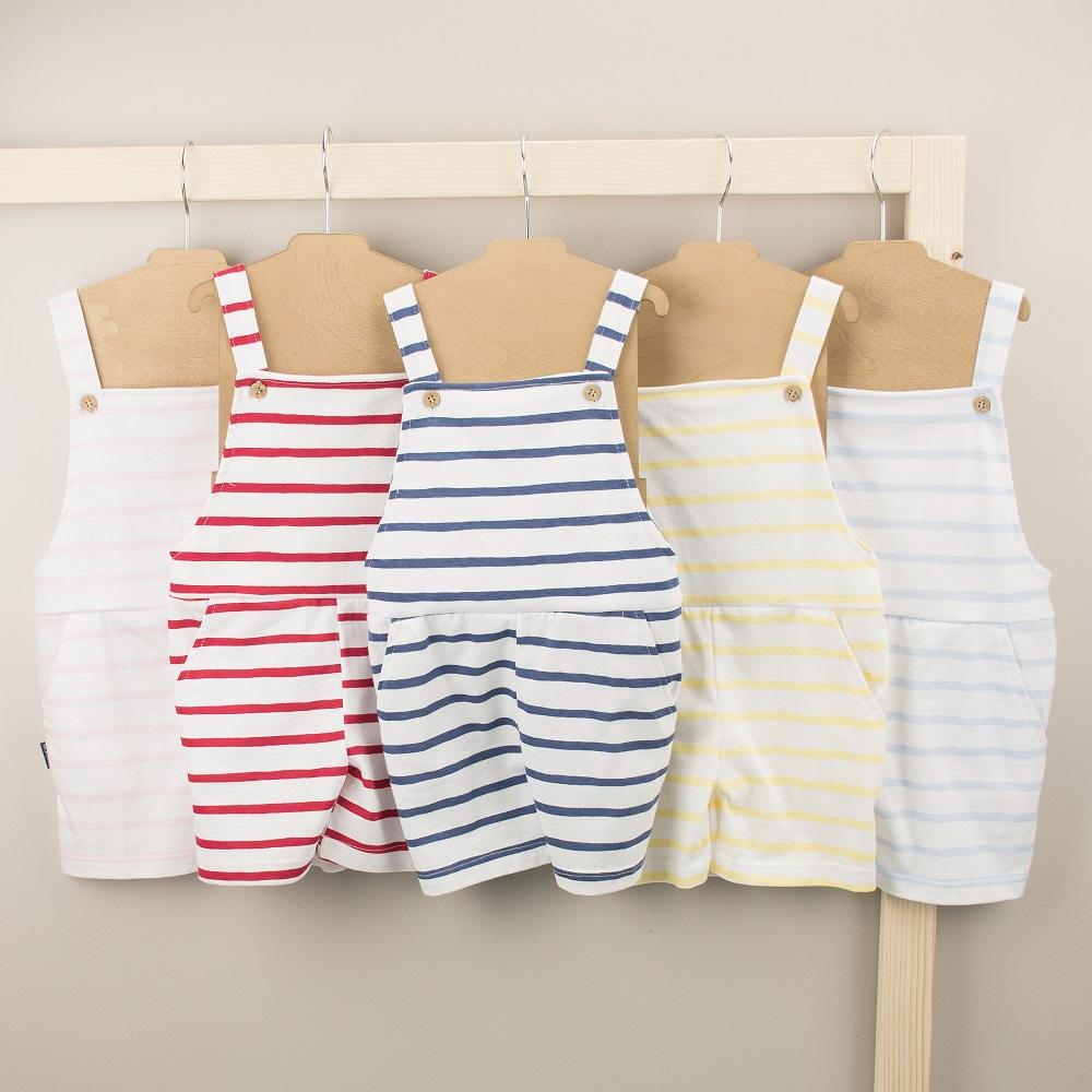 Babidu Striped Dungarees - Millie and John