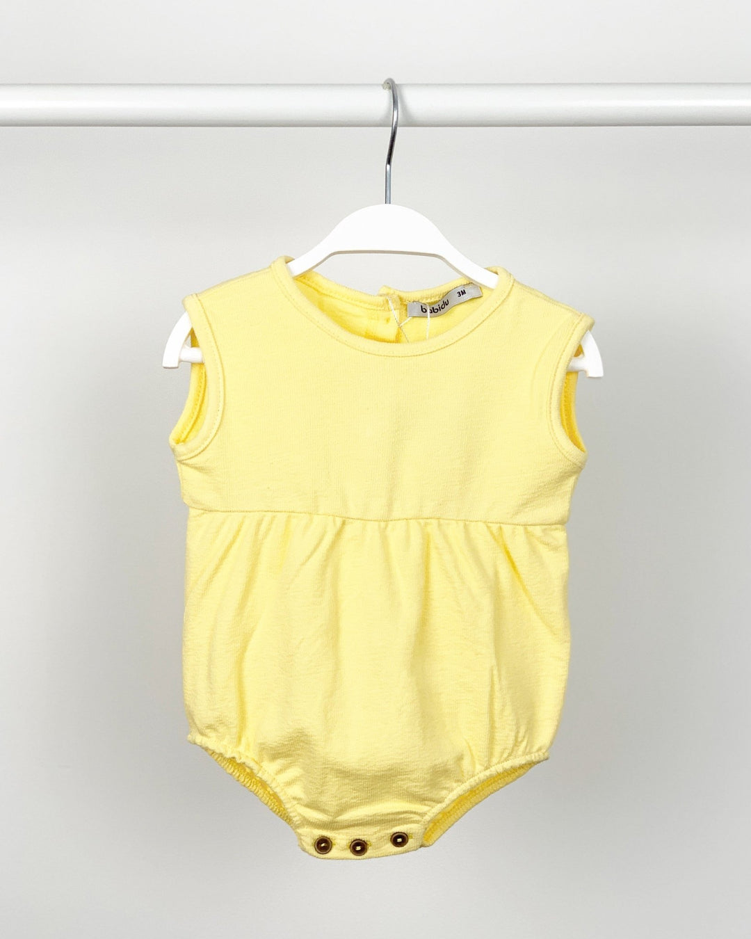 Babidu Terry Towelling Lemon Romper - Millie and John