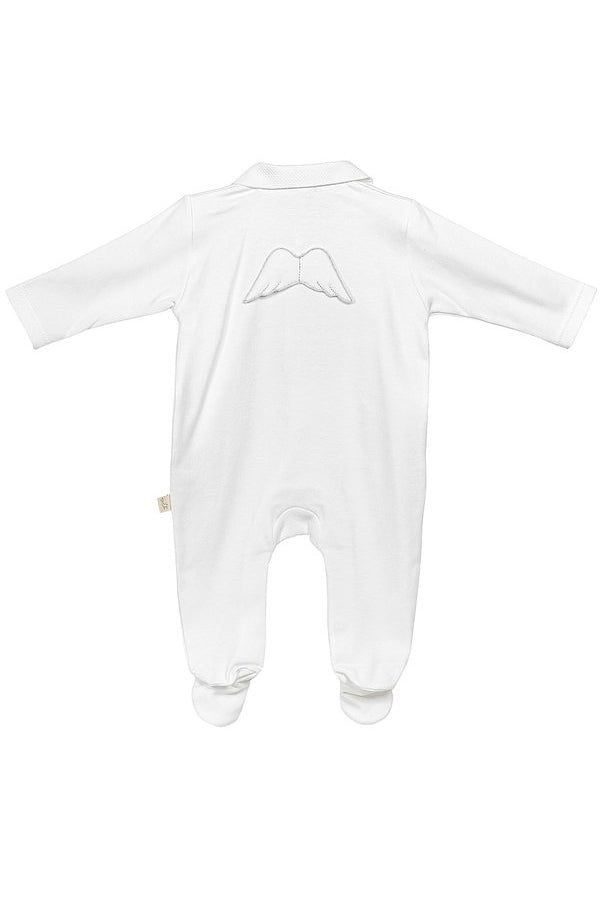 Baby Gi Angel Wing Cotton Sleepsuit - Millie and John