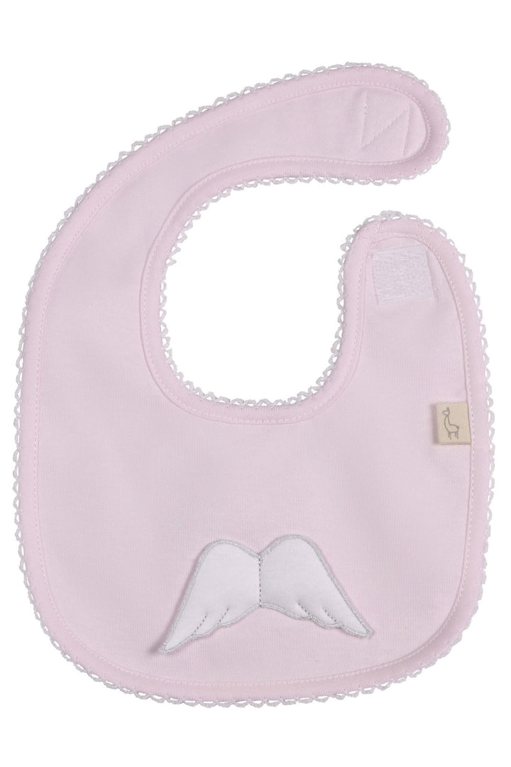Baby Gi Angel Wing Square Cotton Bib - Millie and John