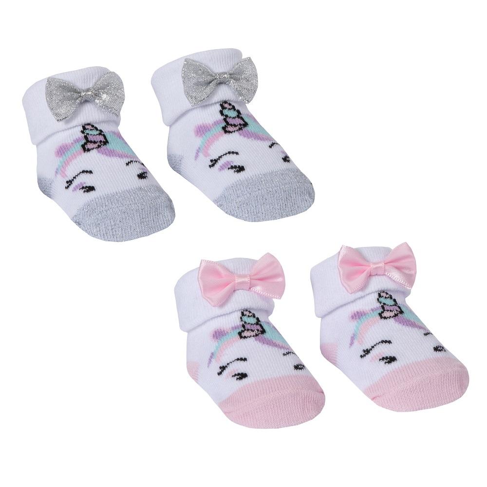 Baby Town Unicorn Gift Socks - Millie and John