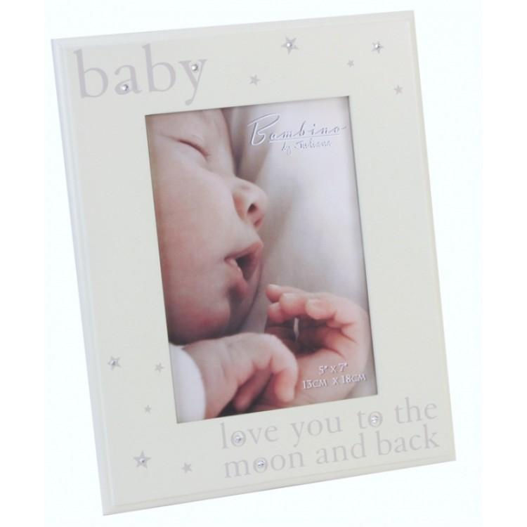 Bambino "Love You to the Moon and Back" Photo Frame - Millie and John