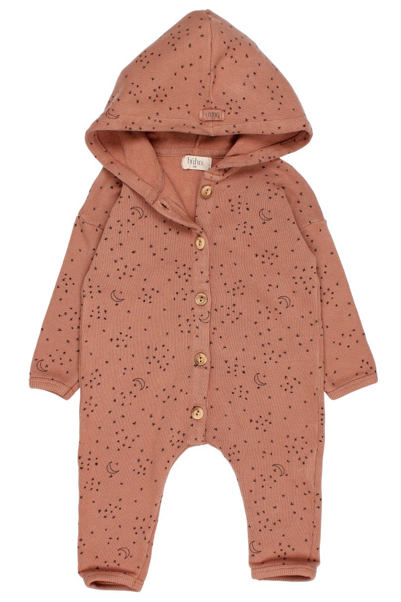 Búho "Atlas" Celestial Hooded Romper - Millie and John