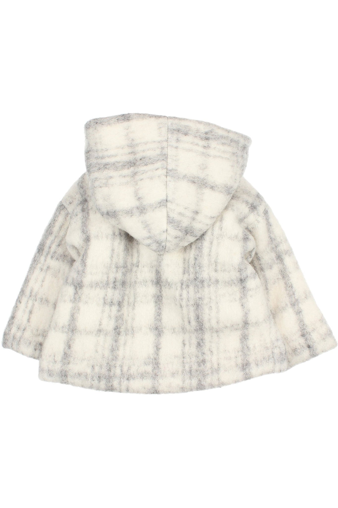 Búho "Aven" Light Grey Sherpa Lined Wool Coat - Millie and John