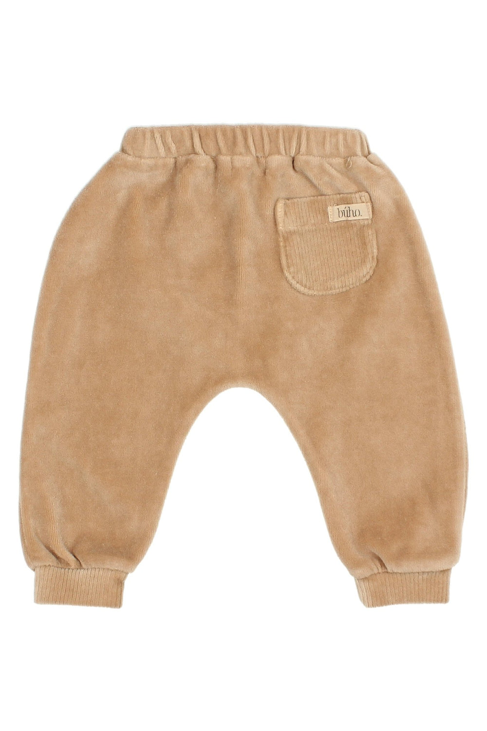 Búho "Channing" Sand Velour Trousers - Millie and John