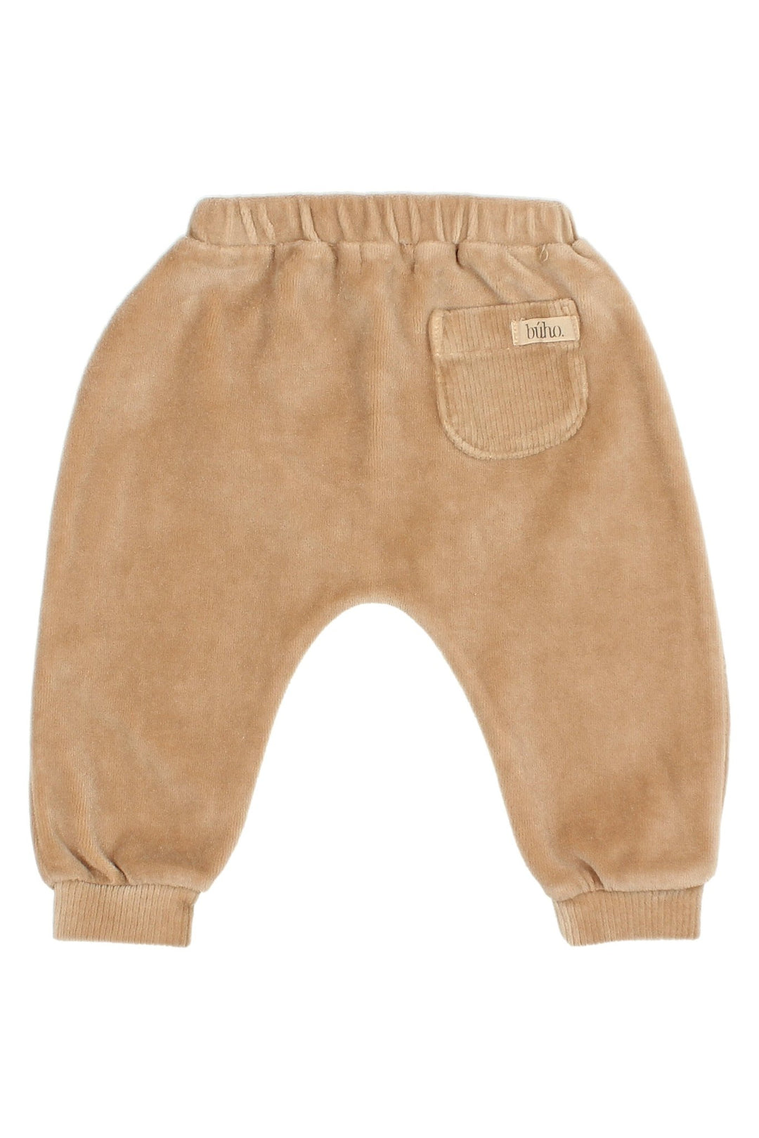 Búho "Channing" Sand Velour Trousers - Millie and John