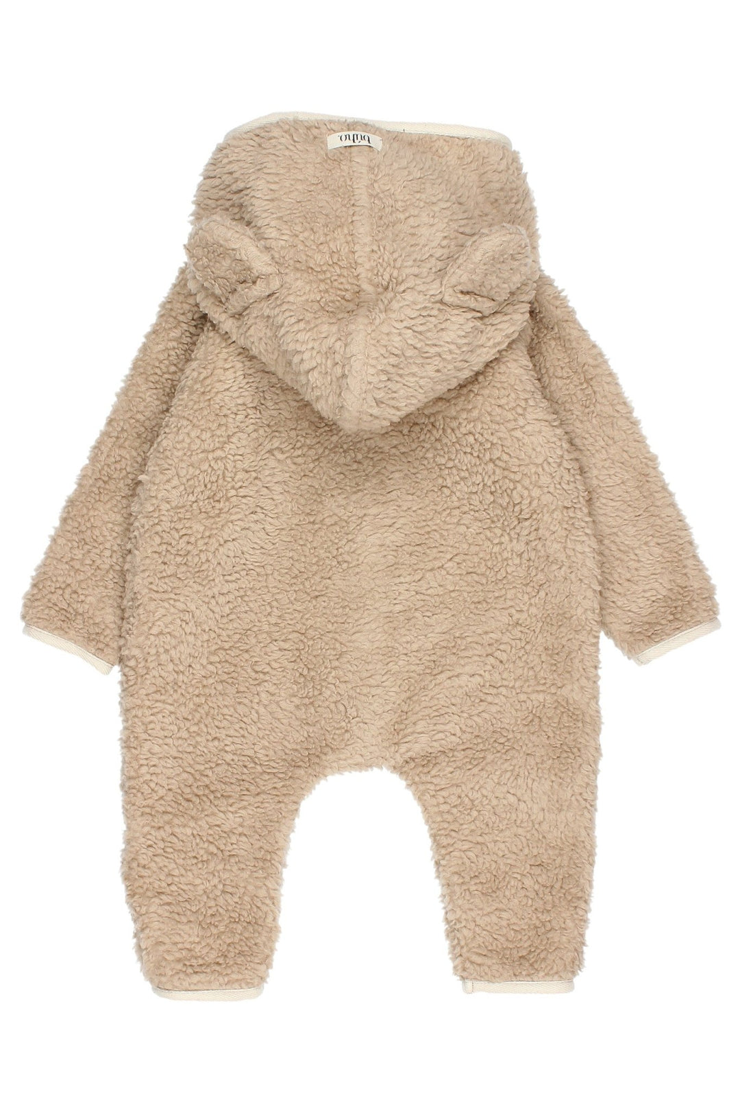 Búho "Coco" Beige Sherpa Teddy Romper - Millie and John