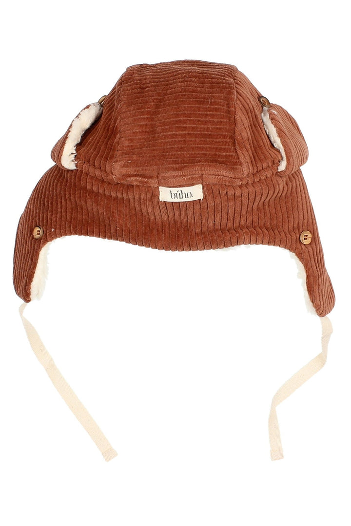 Búho Corduroy Sherpa Lined Trapper Hat - Millie and John