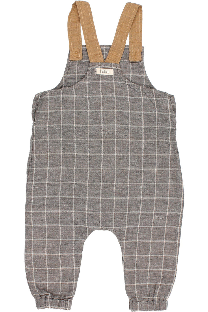 Búho "Eddie" Check Dungarees - Millie and John
