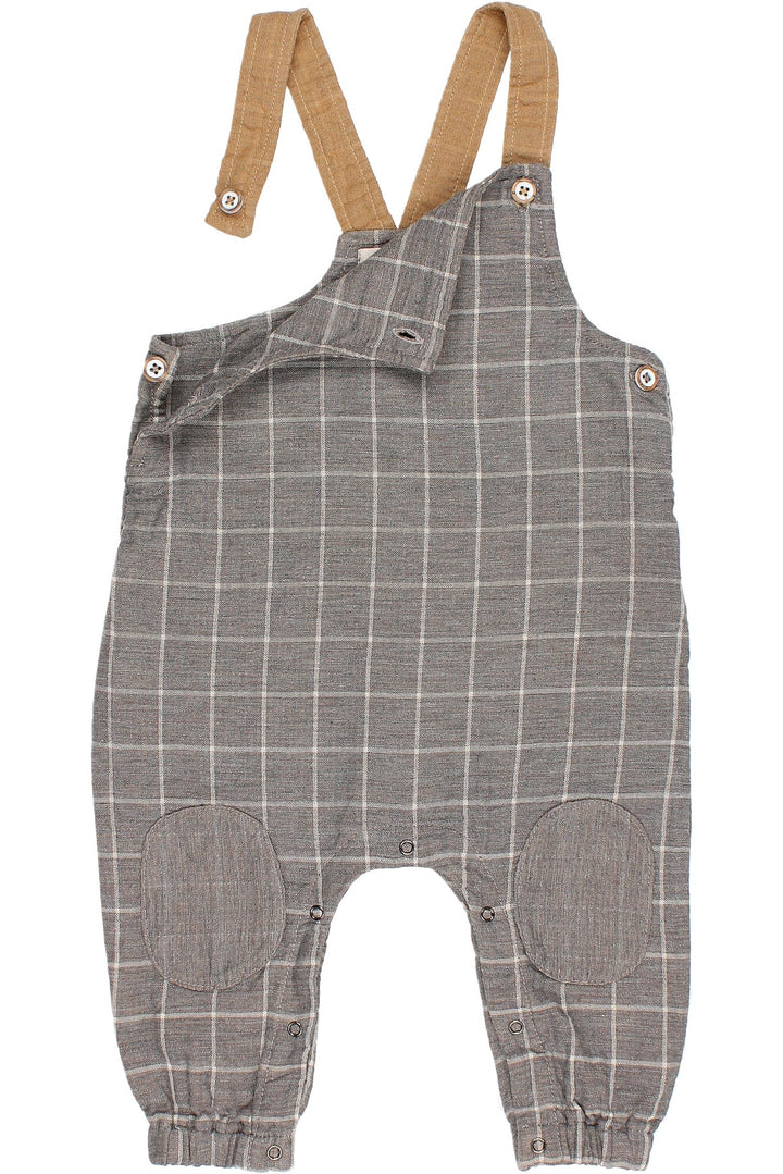 Búho "Eddie" Check Dungarees - Millie and John