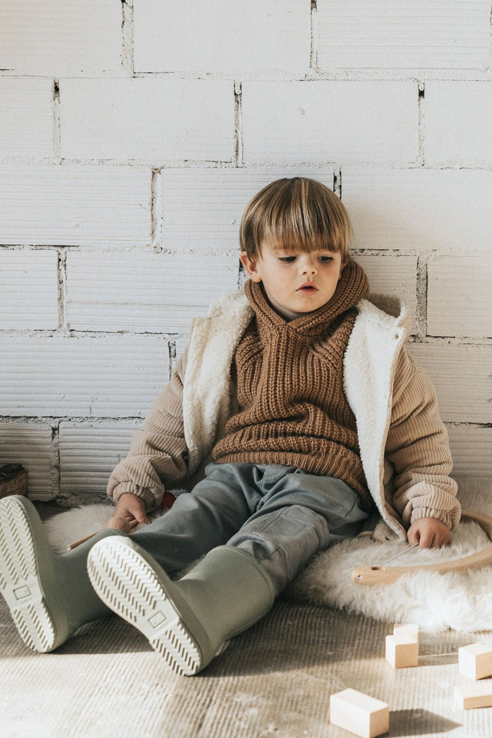 Búho "Sidney" Corduroy Jacket (12 - 24M) - Millie and John