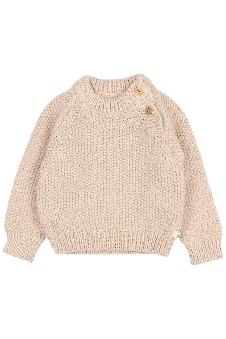Búho "Stanley" Cream Alpaca Wool Jumper - Millie and John