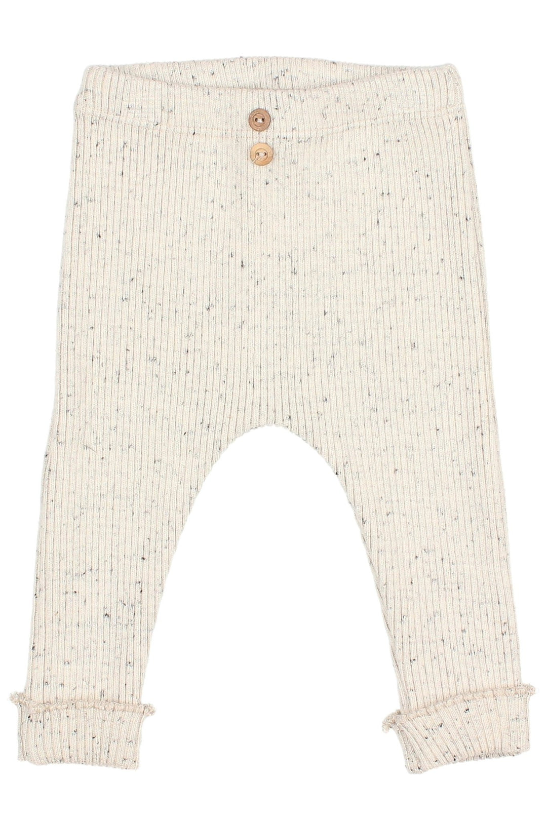 Búho "Winslow" Grey Marl Knit Leggings (12 - 24M) - Millie and John