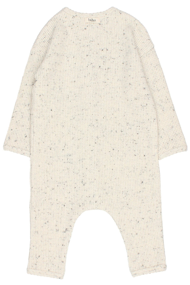 Búho "Winslow" Grey Marl Knit Romper - Millie and John