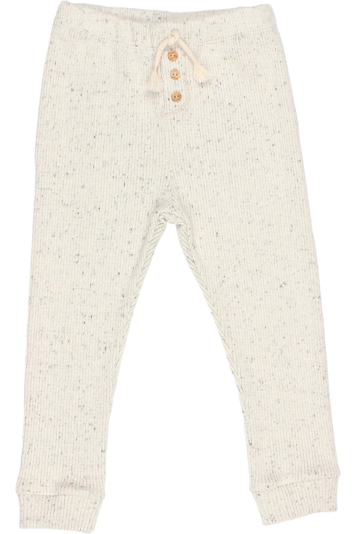 Búho "Winslow" Grey Marl Knit Trousers (3 - 6Y) - Millie and John