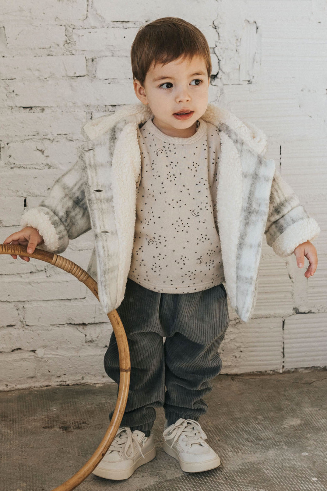 Búho "Yuri" Corduroy Trousers (12 - 24M) - Millie and John