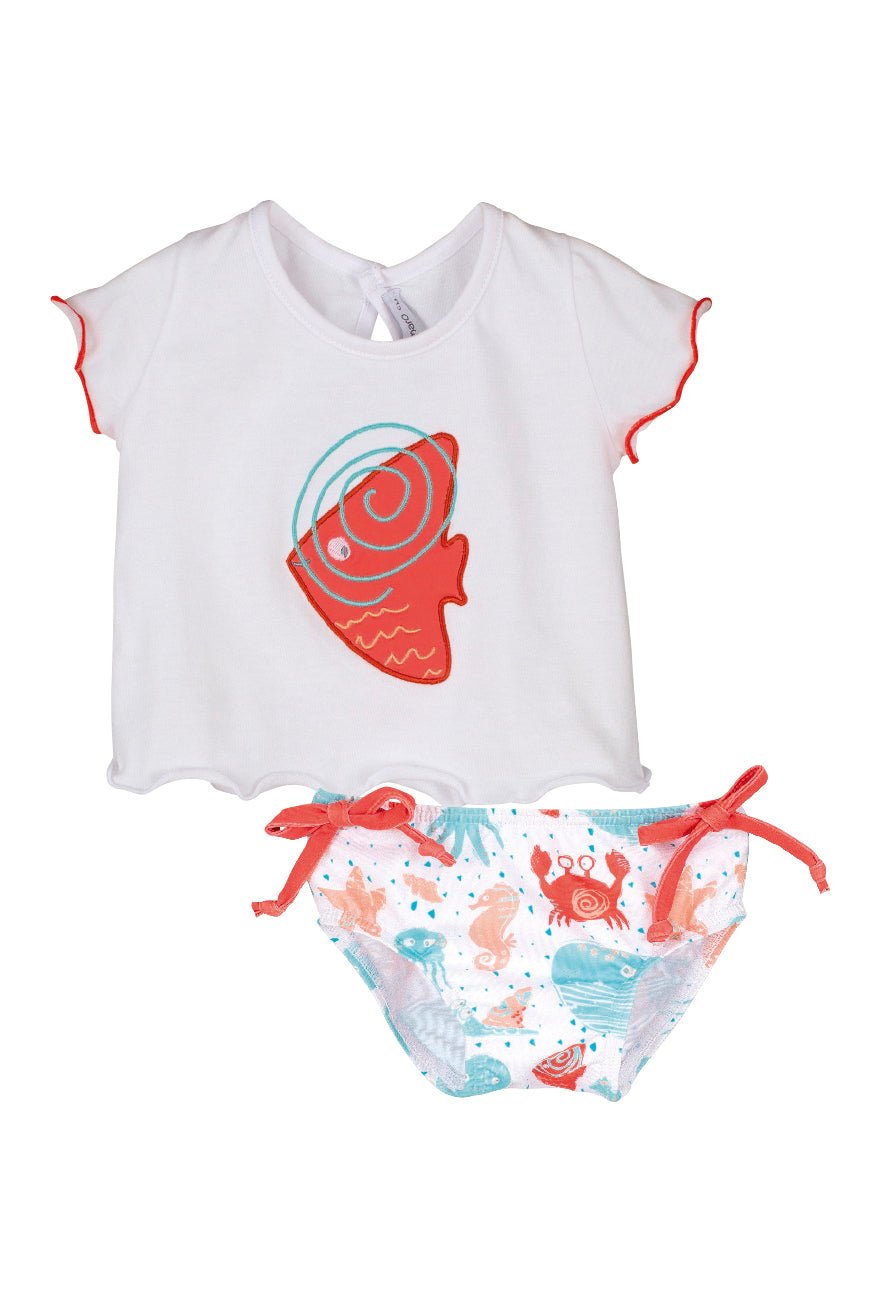 Calamaro "Dory" Coral Fish Swimwear - Millie and John