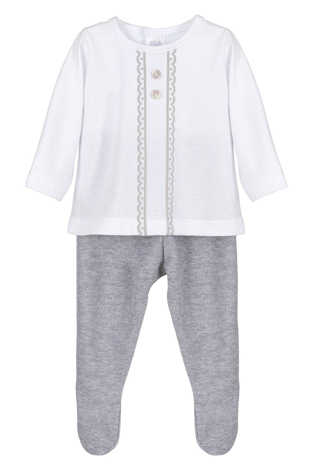 Calamaro "Robin" Grey Top & Leggings - Millie and John