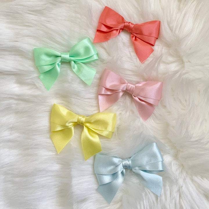 Carvalho Smith x Millie and John Exclusive Pastel Satin Bows - Millie and John