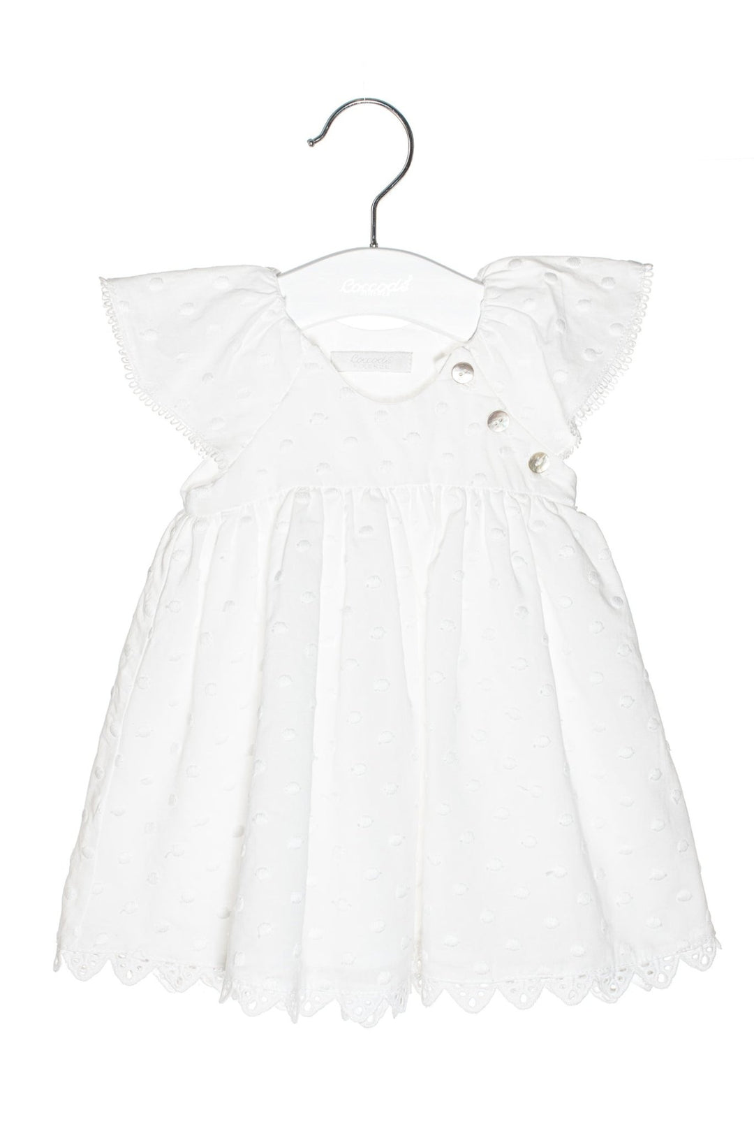 Coccodè "Thalia" White Polka Dot Dress - Millie and John