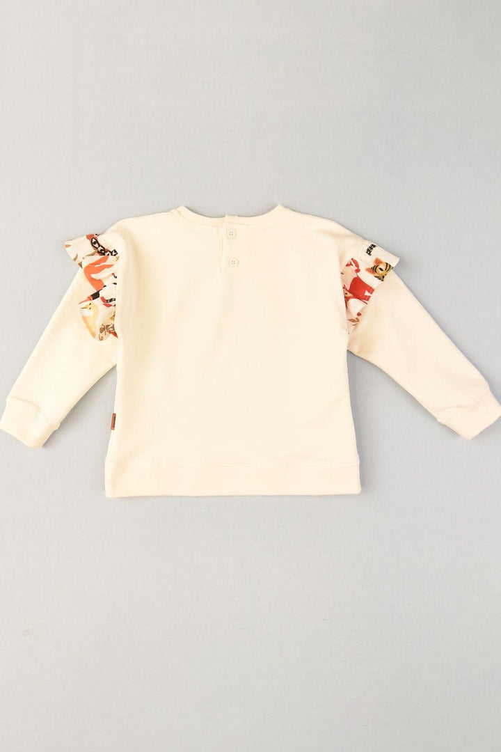 Cocote "Bronte" Cream Tiger Sweatshirt - Millie and John