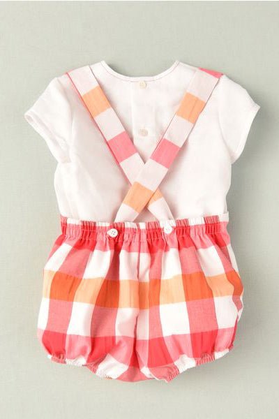 Cocote "Isaac" Multicoloured Check Jam Pants & Shirt - Millie and John