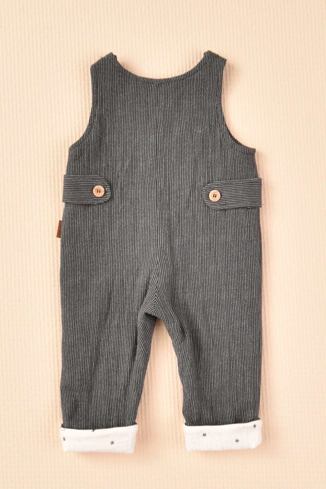 Cocote "Manuel" Star Print Shirt & Charcoal Dungarees - Millie and John