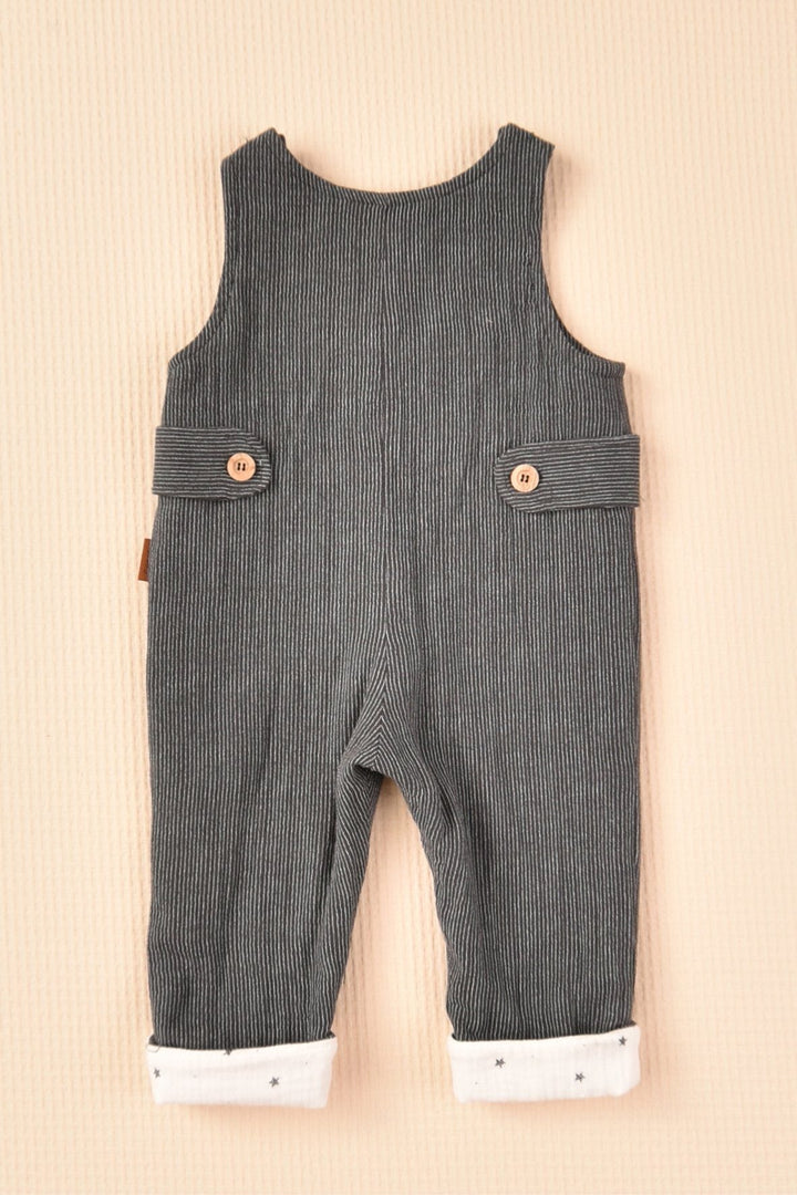 Cocote "Manuel" Star Print Shirt & Charcoal Dungarees - Millie and John