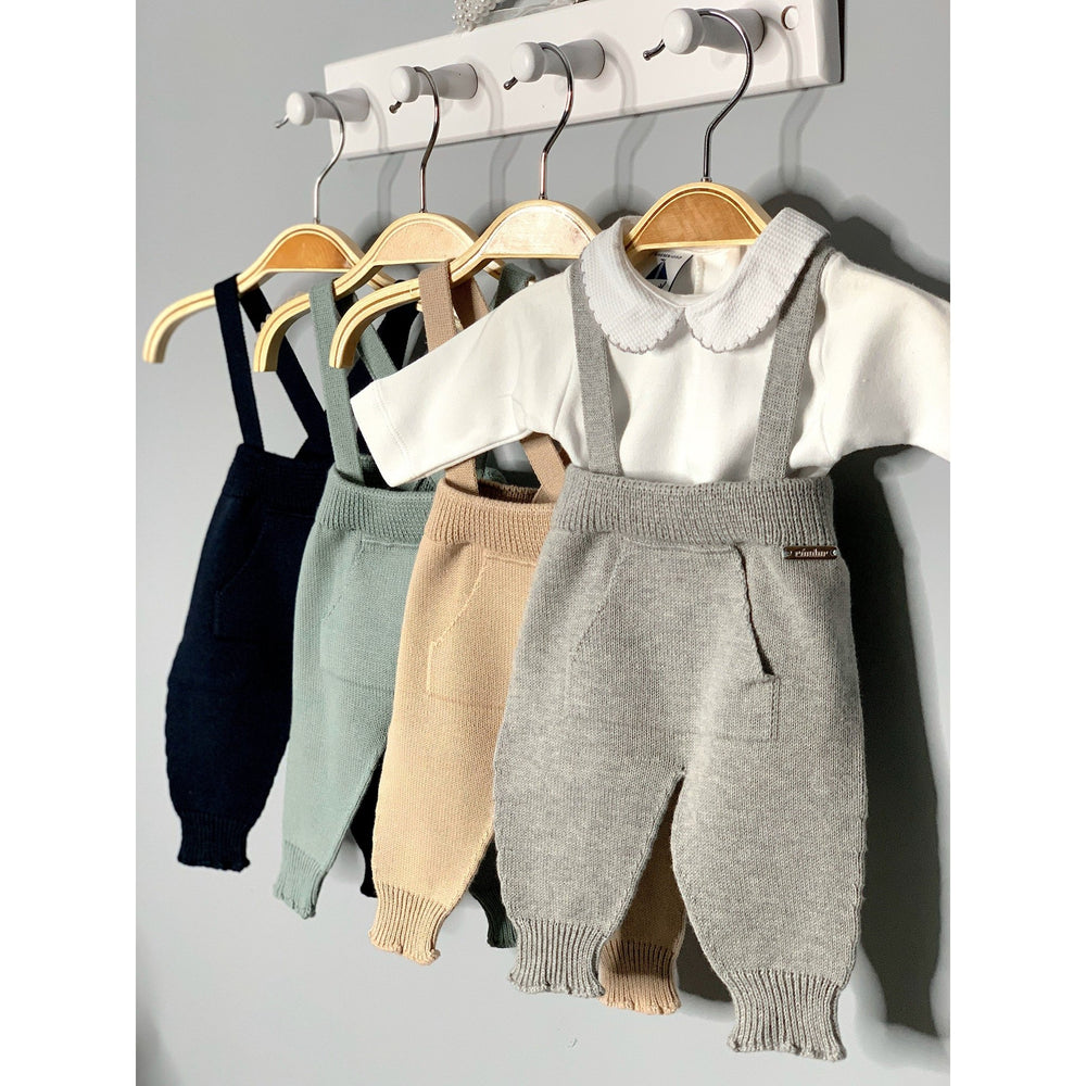 Condor Knitted Trousers with Braces - Millie and John