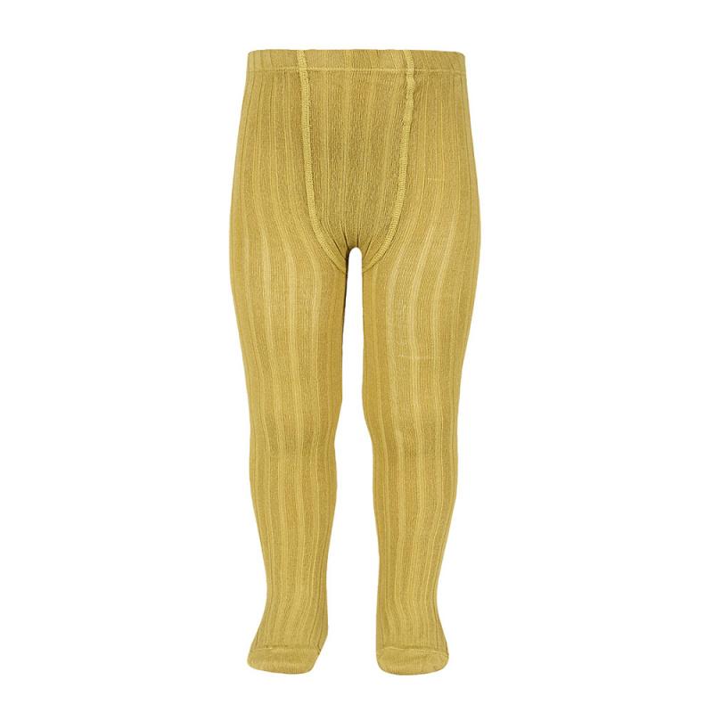 Condor Mustard Ribbed Tights - Millie and John