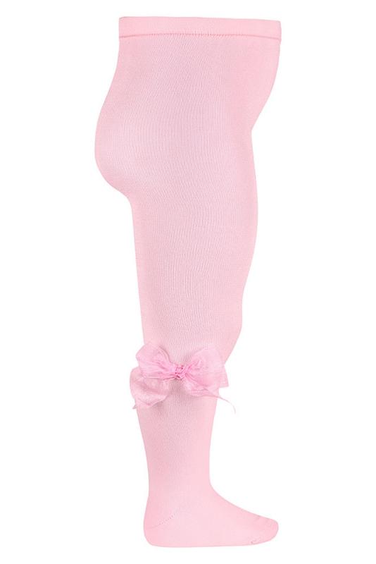 Condor Pink Tulle Bow Tights - Millie and John